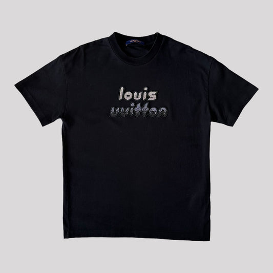 Louis Vuitton Bead-Embroidered Cotton T-Shirt