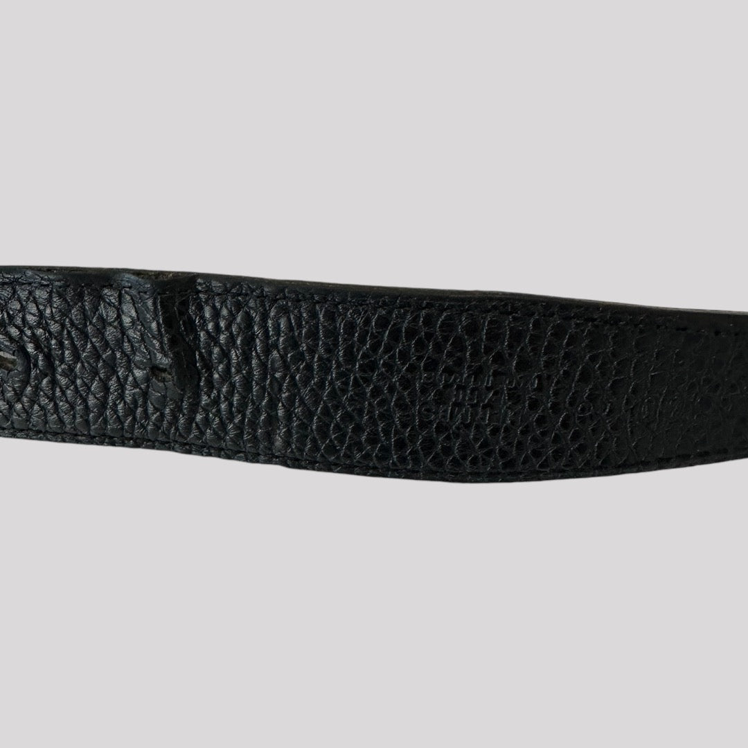 Hermes H Martelee Buckle Reverse Leather Belt