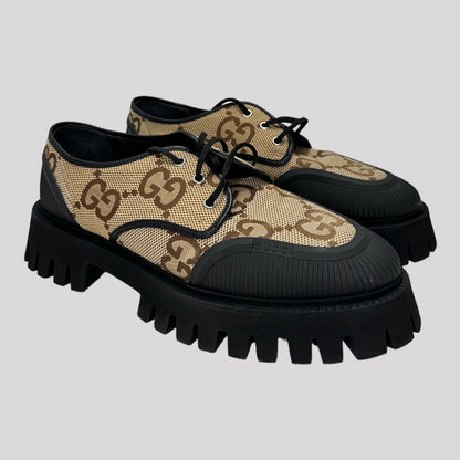 Gucci Maxi GG Lace-Up Shoes