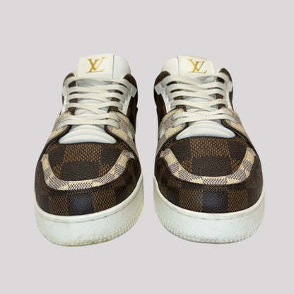 Louis Vuitton Damier Ebene Multi LV Trainer Sneakers