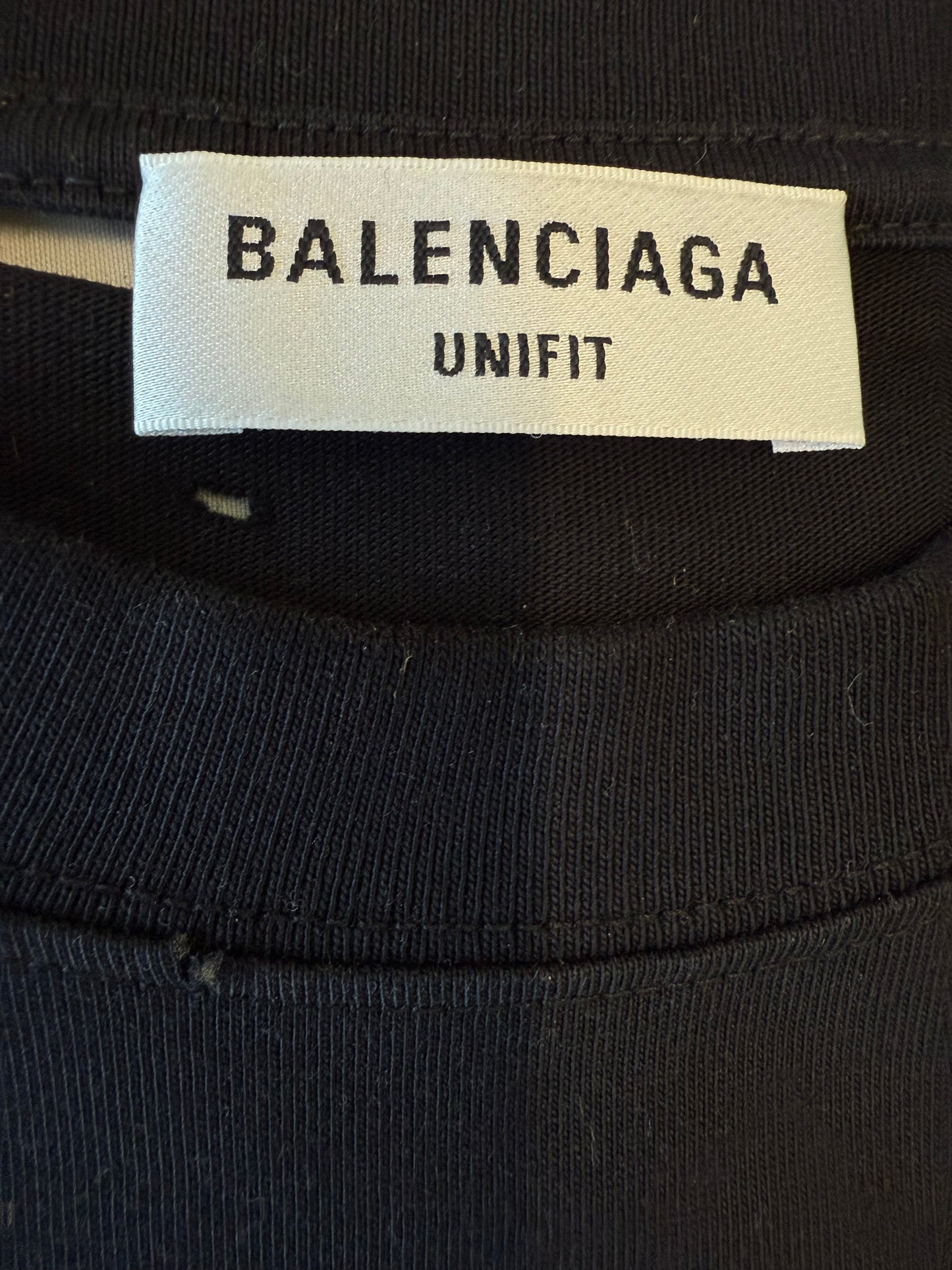 Balenciaga Distressed ‘Caps’ Logo T-Shirt