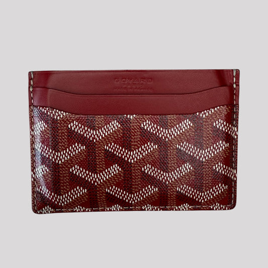 Goyard Saint Sulpice Red Card Holder