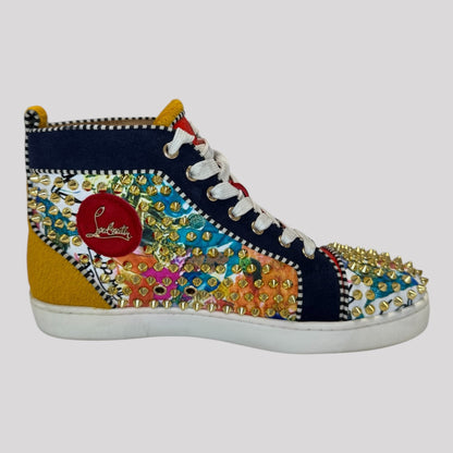 Christian Louboutin Multi Spike High Top Sneakers