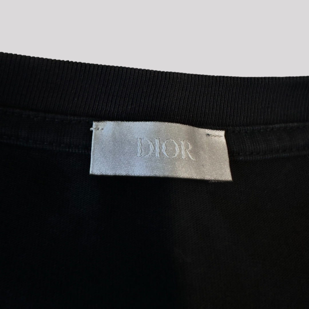 Dior Flowers Embroidered T-Shirt