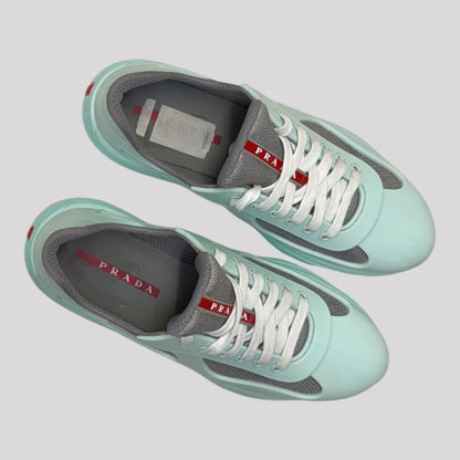 Prada America’s Cup Soft Rubber And Bike Fabric Sneakers