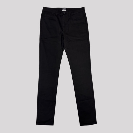 Chanel Employee CC Logo Button Straight Leg Jeans