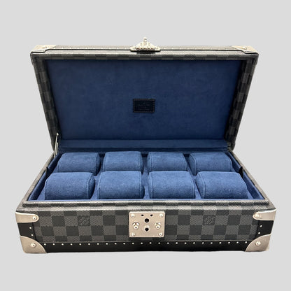 Louis Vuitton Damier Graphite Watch Case Coffret 8 Montor Trunk