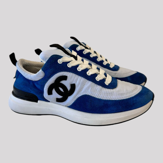 Chanel Interlocking CC Logo Sneakers