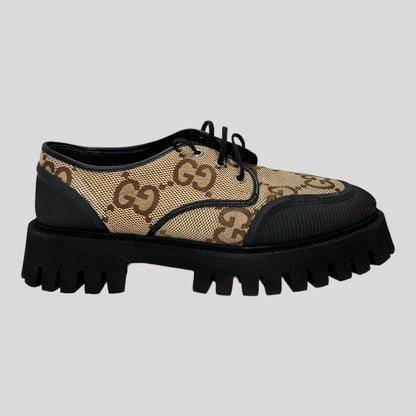 Gucci Maxi GG Lace-Up Shoes