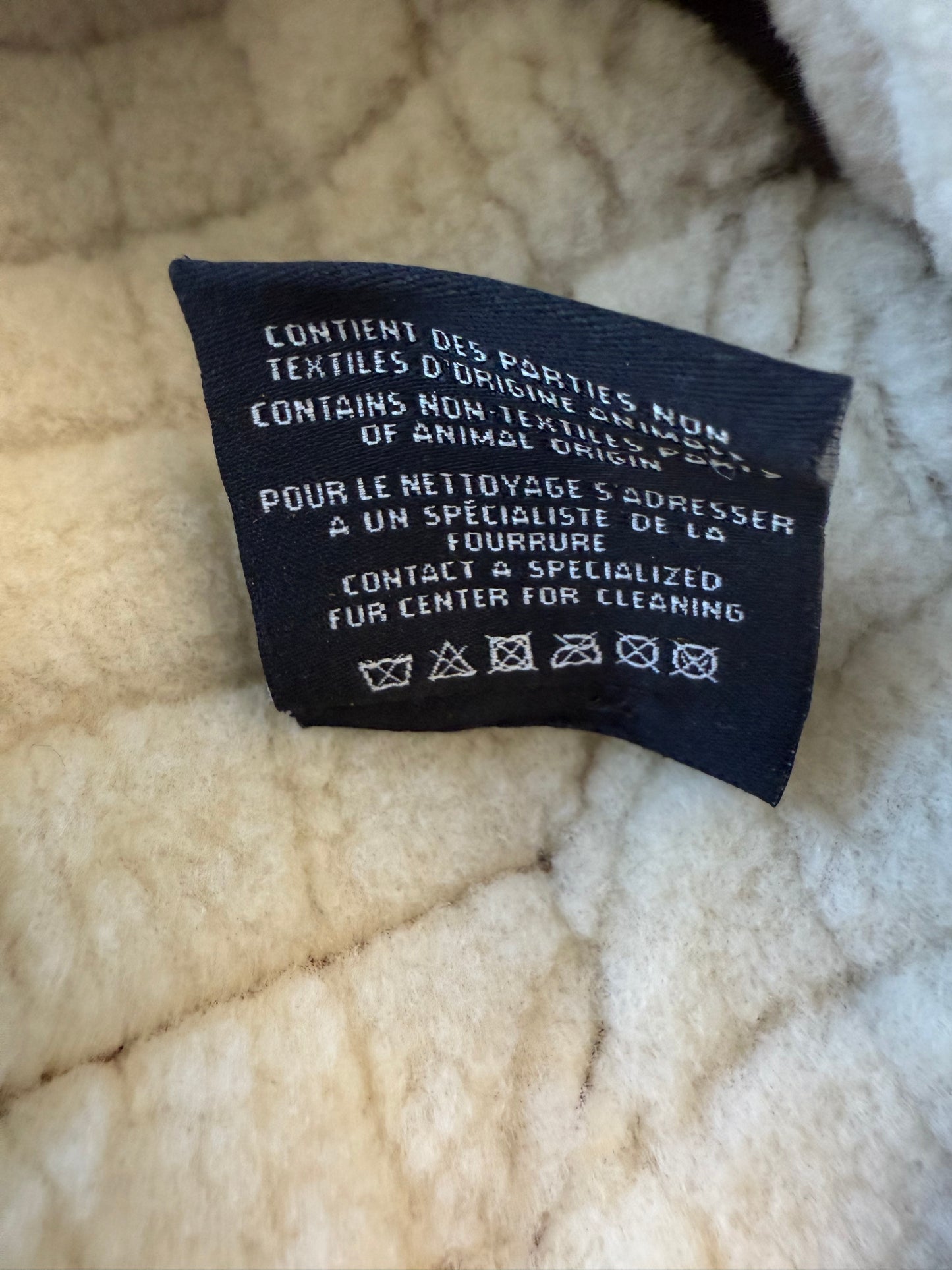 Chanel Quilted Shearling Trapper Hat
