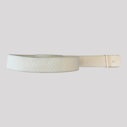 Louis Vuitton Monogram Empreinte LV Initials Shape Reversible Belt 40 MM