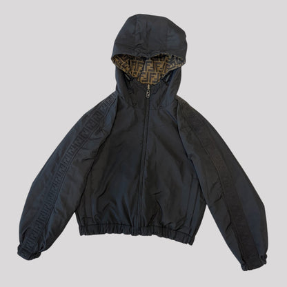 Fendi FF Technical Reversible Zip Up Windbreaker