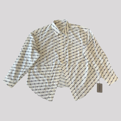 Balenciaga BB logo Poplin Button Up Shirt