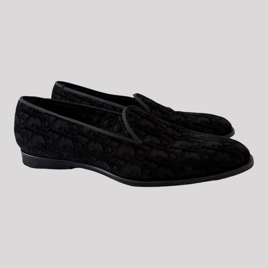 Dior Timeless Oblique Velvet Loafer
