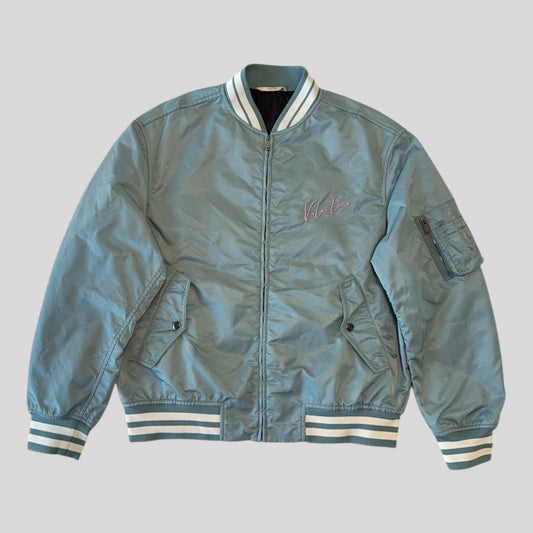 Valentino Logo Embroidered Bomber Jacket