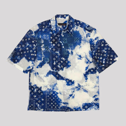 Louis Vuitton Monogram Bandana Tie-Dye Print Shirt