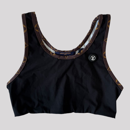 Louis Vuitton Monogram Trim Bkini Top