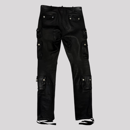 Amiri Leather Cargo Tactical Pants