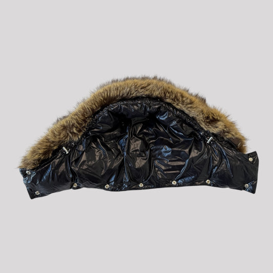 Moncler Down Puffer Jacket Fur Hood