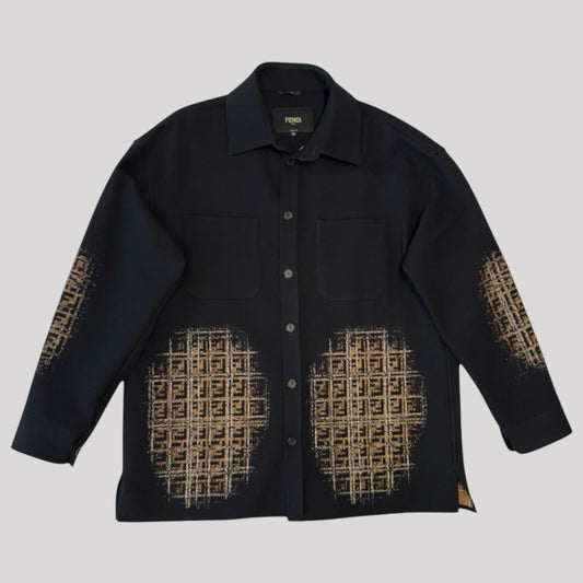 Fendi Shaded Effect FF Motif Jacket