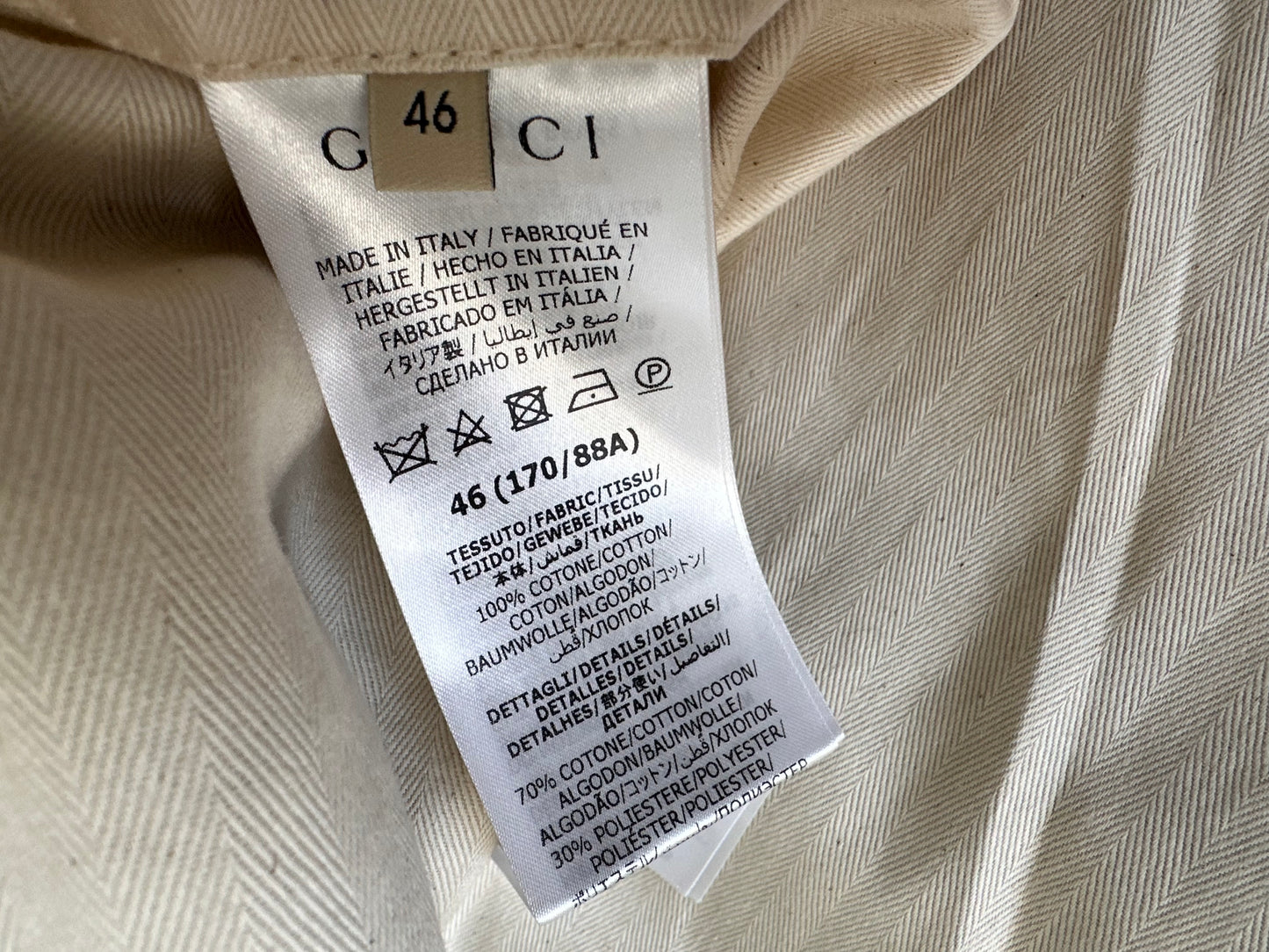 Gucci Canvas GG Supreme Jacket