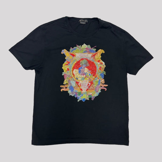 Versace Embellished Medusa Graphic T-Shirt