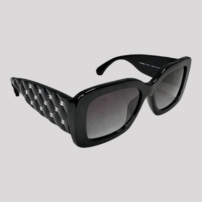 Chanel Rectangle Acetate Monogram Sunglasses