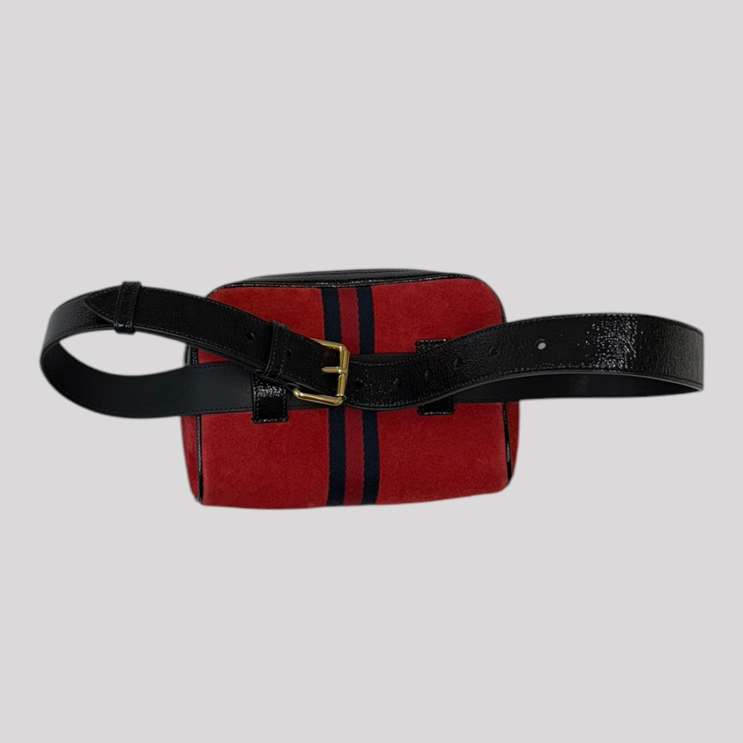 Gucci Suede Small Ophidia Belt Bag