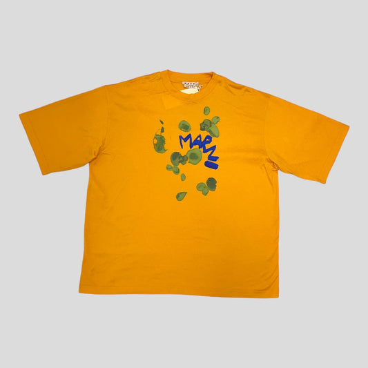 Marni Dripping Flower Logo Printed T-Shirt