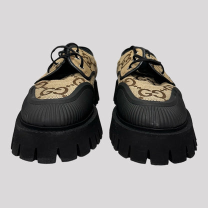 Gucci Maxi GG Lace-Up Shoes