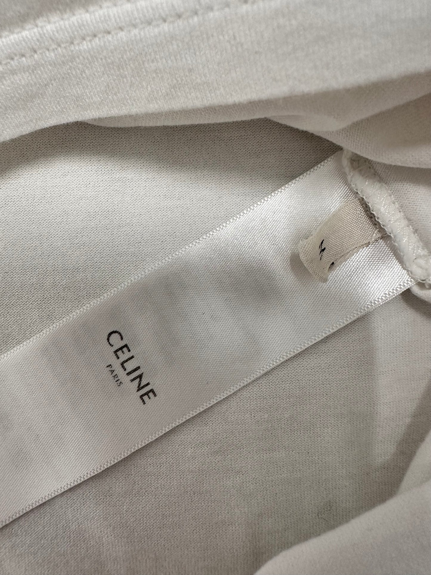 Celine Loose Studded Cotton T-Shirt