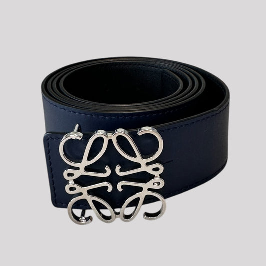 Loewe Anagram Reversible Leather Belt