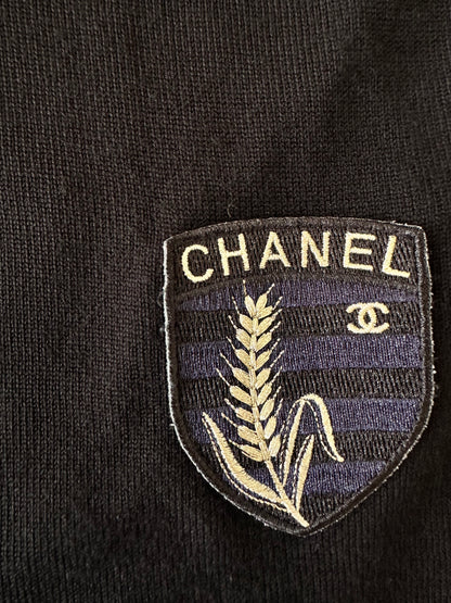 Chanel Embroidered Logo Thermal Shirt