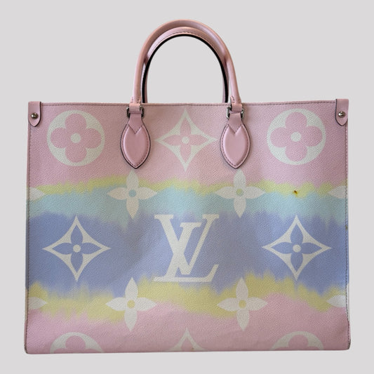 Louis Vuitton Monogram Escale Onthego GM Pastel