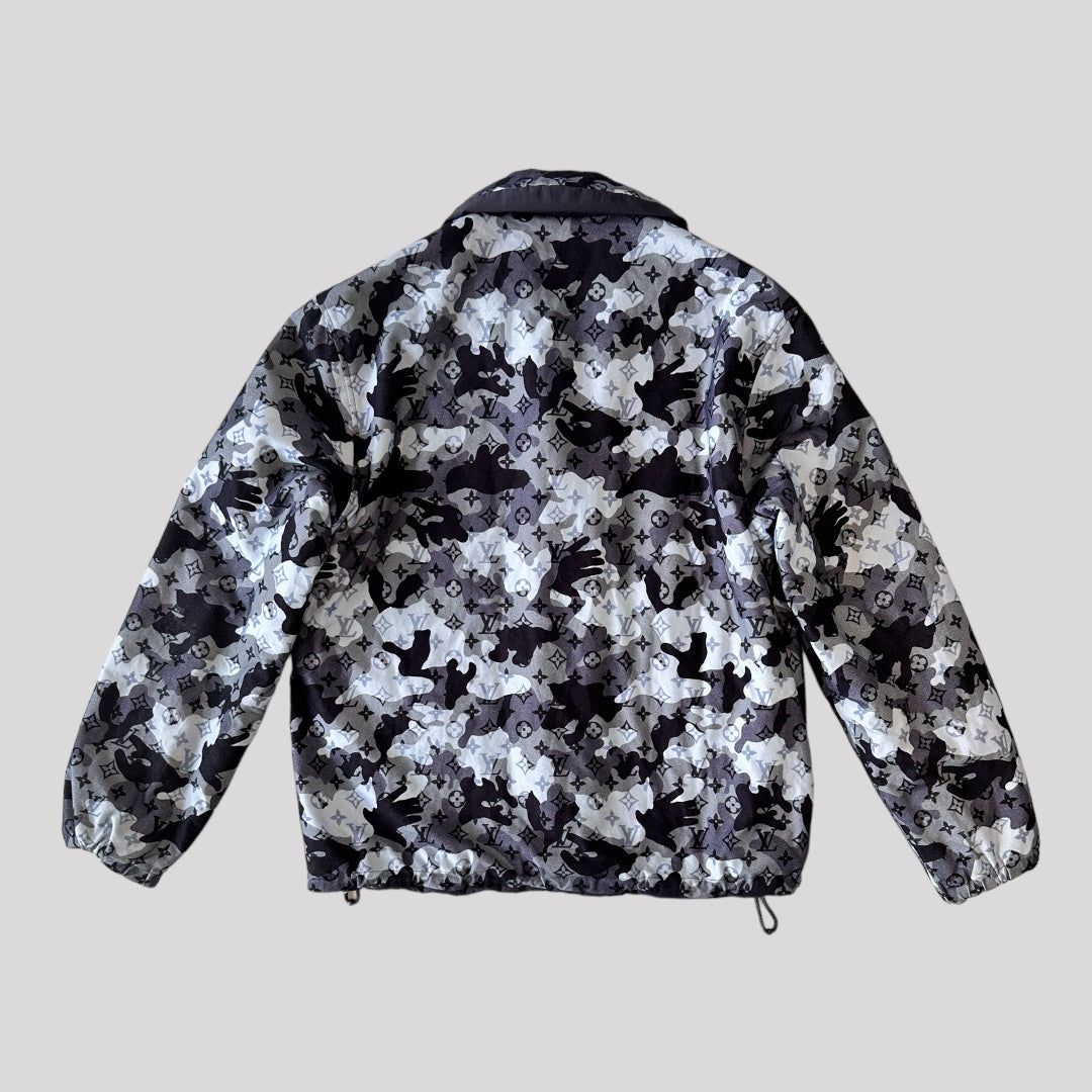 Louis Vuitton Reversible Camo Double Face Coach Jacket