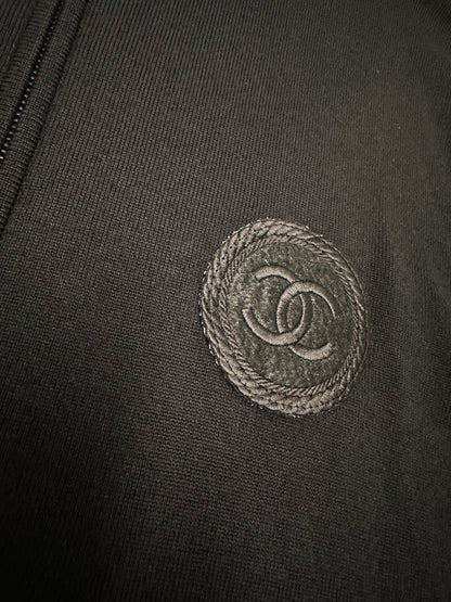 Chanel Logo Zipped Cardigan Jersey