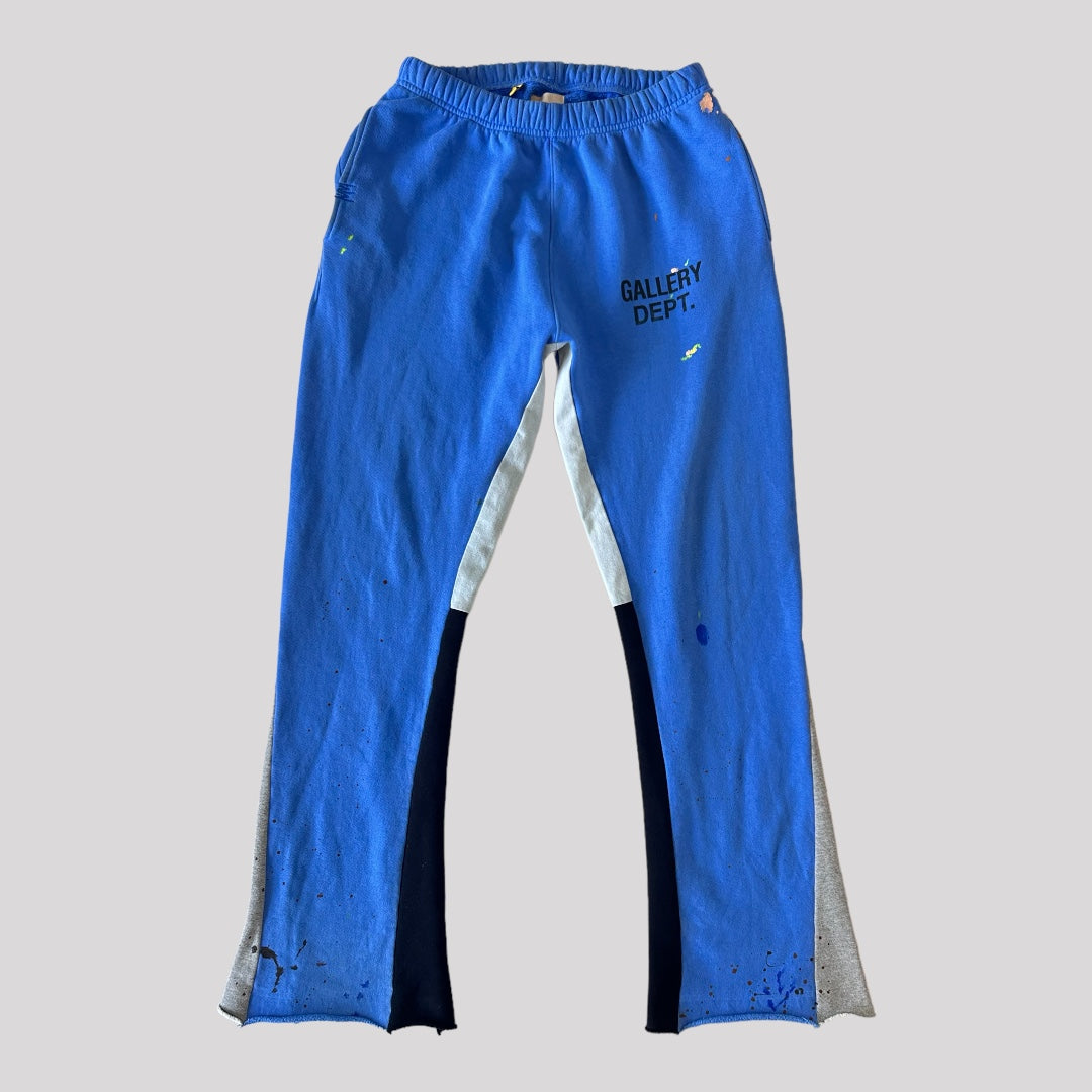 Gallery Dept GD Logo Royal flare Sweatpants