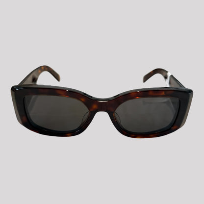 Celine Triomphe Havana Gold Sunglasses