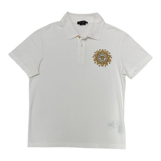 Versace Medusa Head Motif Polo Shirt